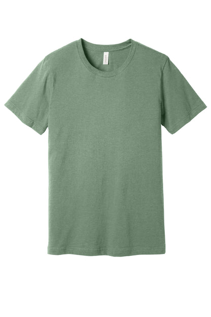 BELLA+CANVAS  Unisex Heather CVC Short Sleeve Tee. BC3001CVC