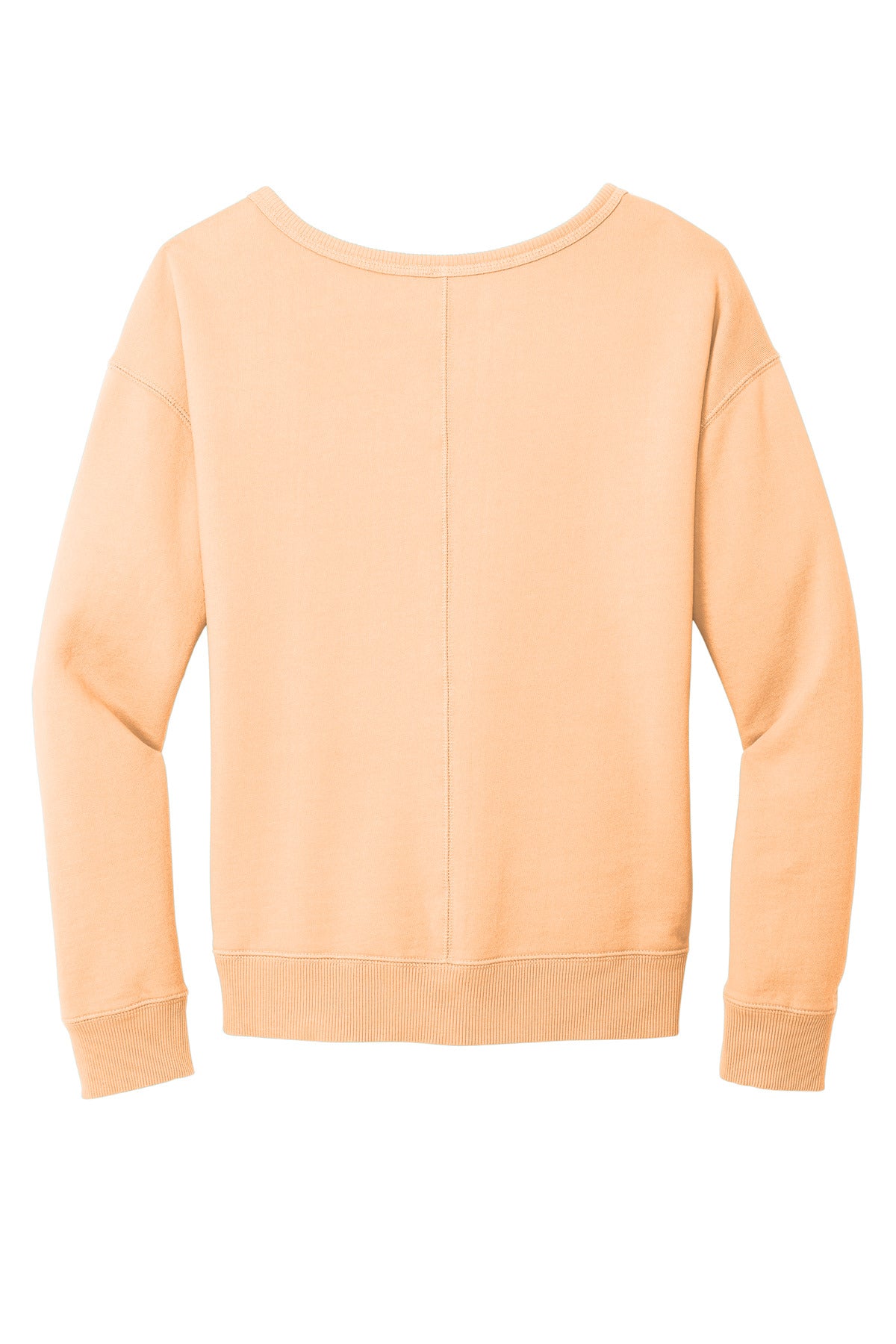 Port & Co Women's Beach Wash Garment-Dyed V-Neck Sweatshirt LPC098V